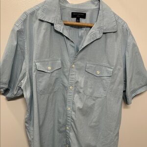 Banana Republic Men's Casual Light Blue Shirt